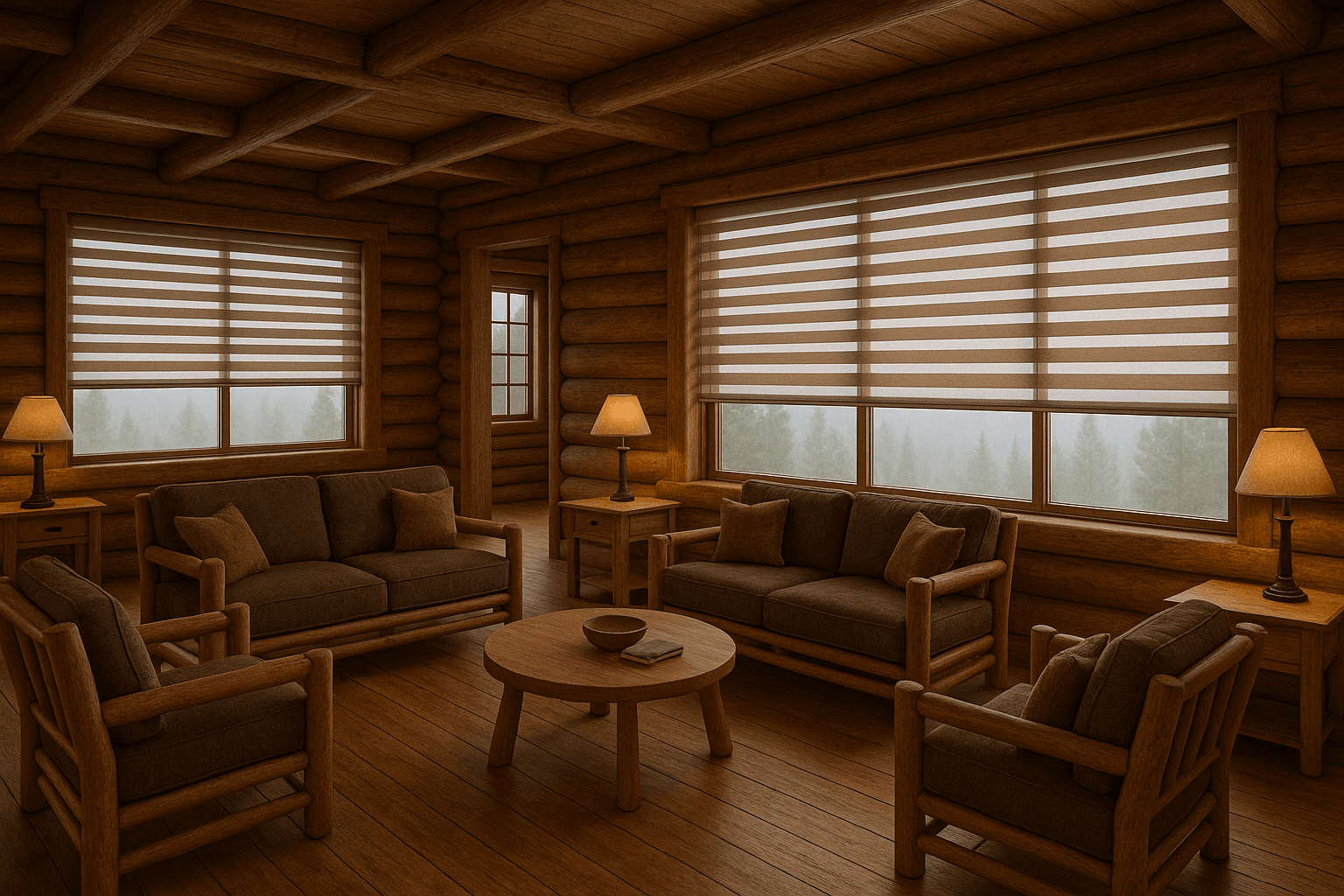 Motorized Zebra Shades