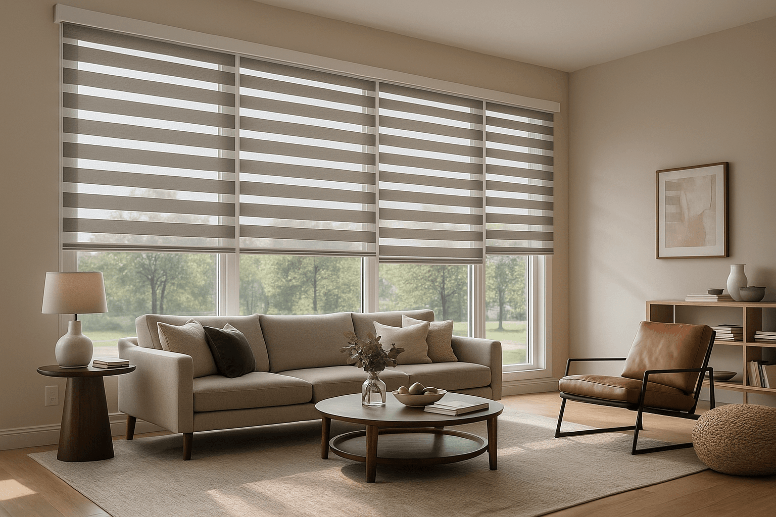 Motorized Zebra Blinds